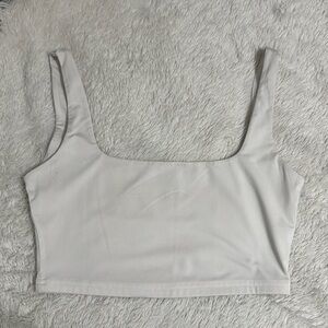 White mini tank top